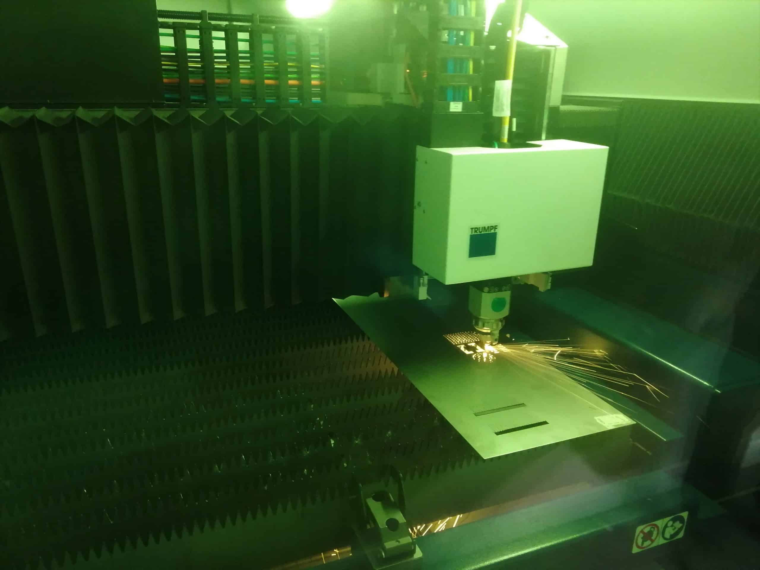H V Wooding precision manufacturing Trumpf TruLaser 3030.