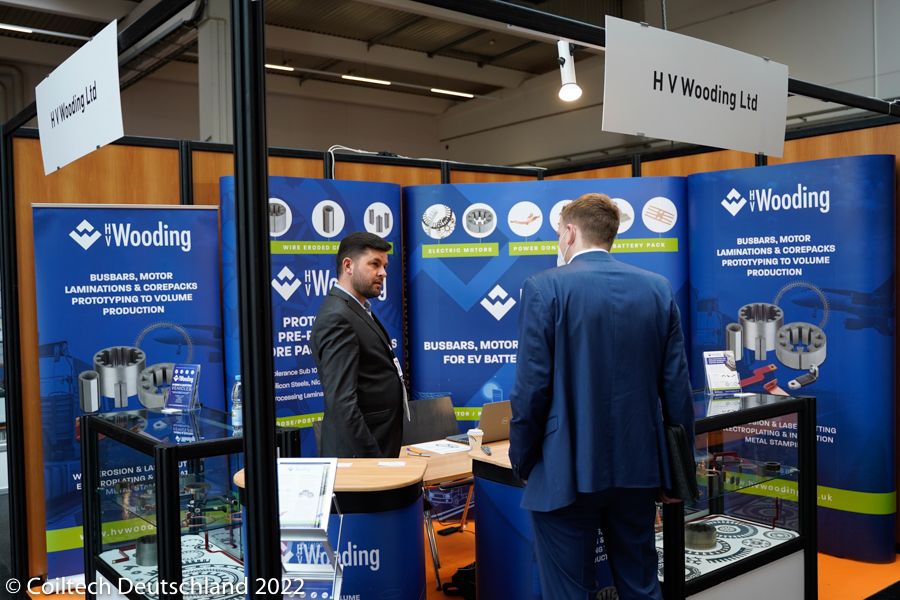 Coiltech Germany Matt Lacey with customer