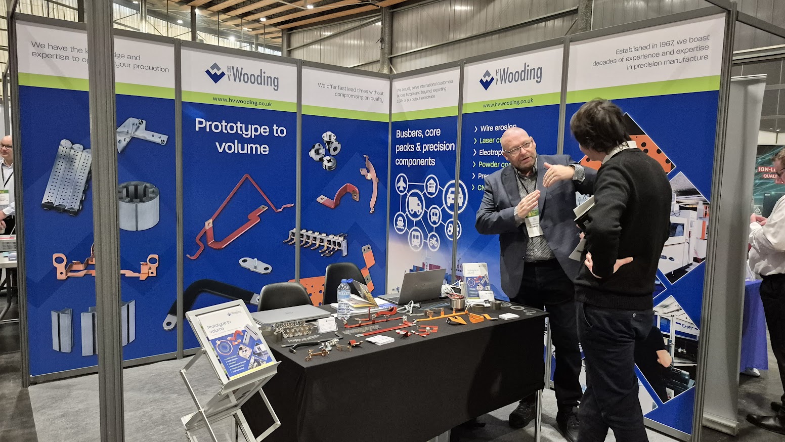 H V Wooding exhibiting at Battery Tech Expo 2026 Lille