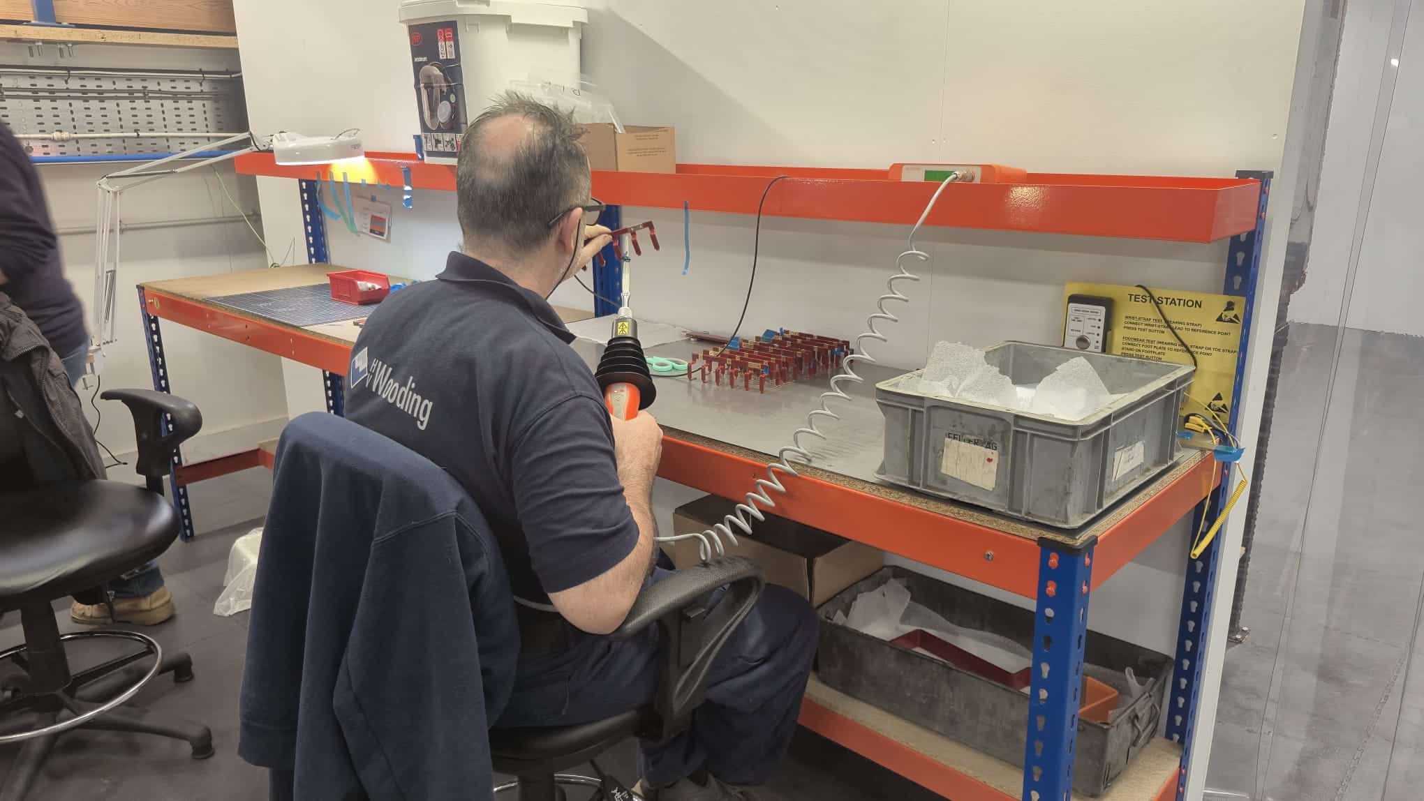 Powder coating busbars at HV Wooding